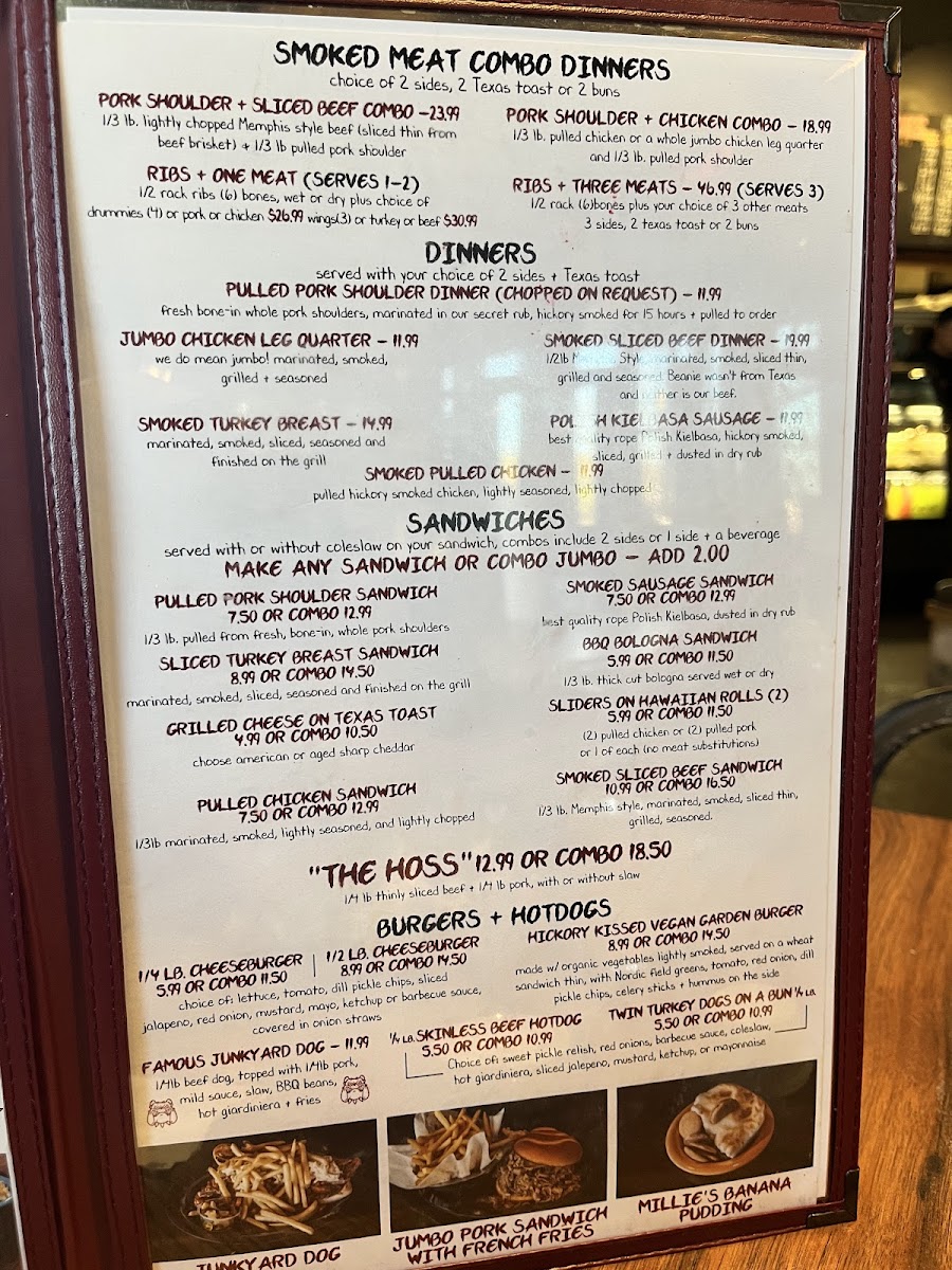 One & Only BBQ Menu - Image 6